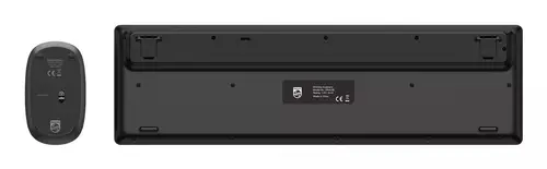 3000 series SPT6318B/85 teclado Ratón incluido Hogar / Oficina RF inalámbrico Negro - Imagen 2
