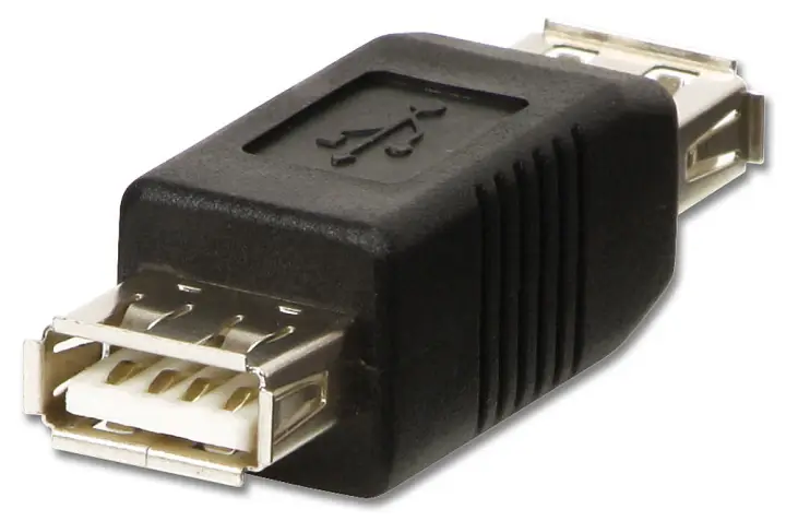 71230 cambiador de género para cable USB A Negro