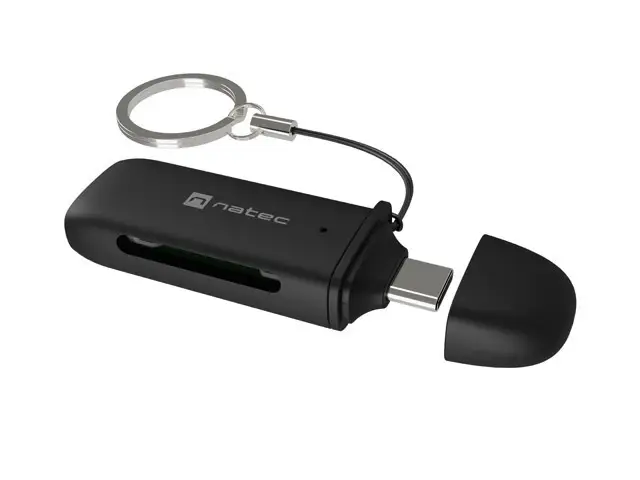 SCARAB C lector de tarjeta USB 3.2 Gen 1 (3.1 Gen 1) Type-C Negro