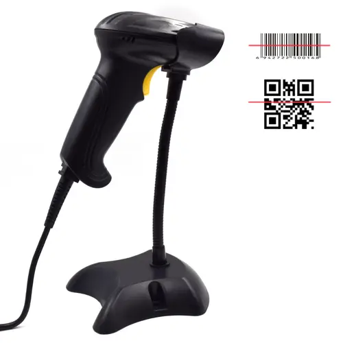 EW3410 lector de código de barras Lector de códigos de barras portátil 1D/2D LED Negro - Imagen 3