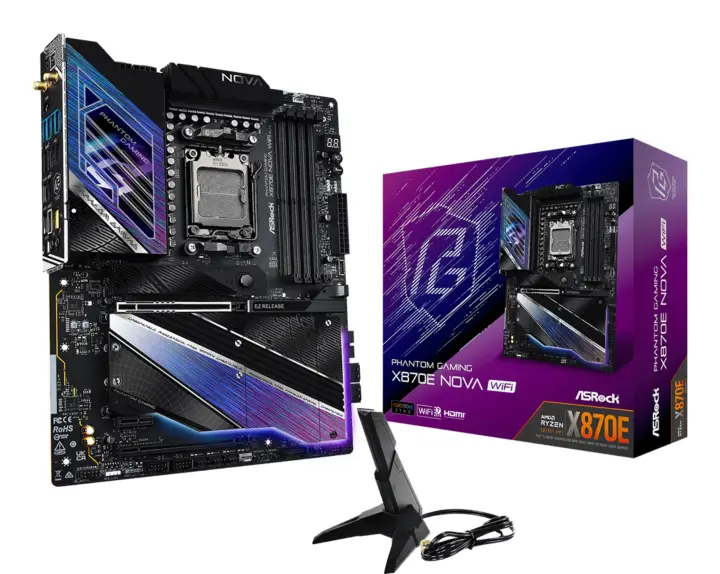 MK X870E NOVA WIFI AMD X870E Zócalo AM5 ATX