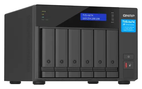 TVS-H674 NAS Torre Intel® Core i5 i5-12400 32 GB DDR4 0 TB QuTS hero Negro - Imagen 4