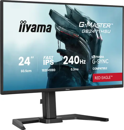 G-MASTER GB2471HSU-B1 pantalla para PC 60,5 cm (23.8") 1920 x 1080 Pixeles Full HD Negro - Imagen 4