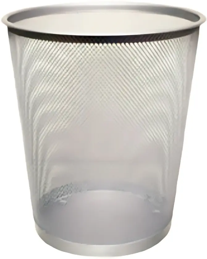 KF00849 cubo de basura Alrededor Plata