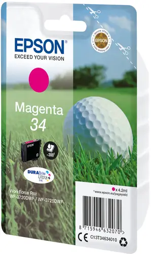 Golf ball Tinta magenta 34 DURABrite Ultra Pelota de golf - Imagen 1