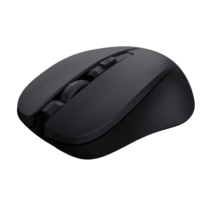 Mydo ratón Oficina Ambidextro RF inalámbrico Óptico 1800 DPI
