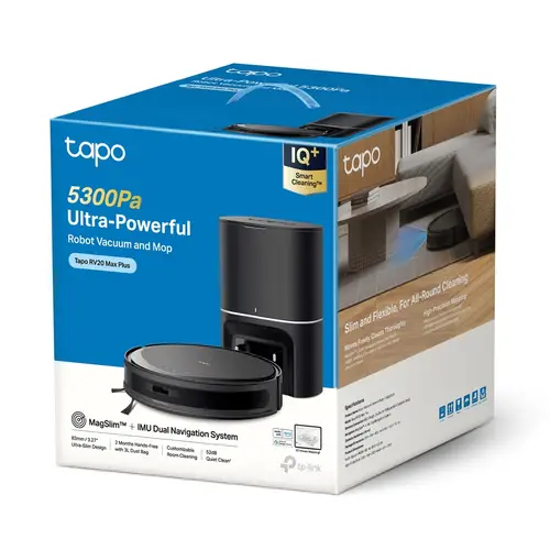 Tapo RV20 Max Plus 0,3 L Sin bolsa Negro - Imagen 7
