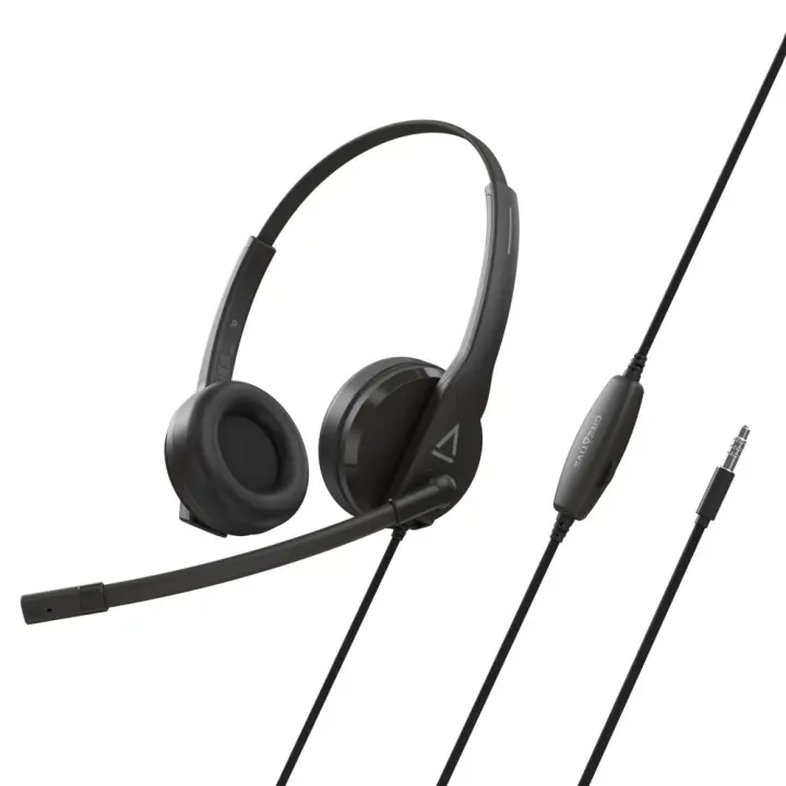 HS-230 Auriculares Alámbrico Diadema Llamadas/Música USB tipo A Negro