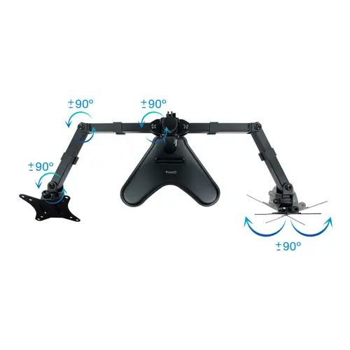 DB1702TN-B soporte para monitor 81,3 cm (32") Negro Escritorio - Imagen 3
