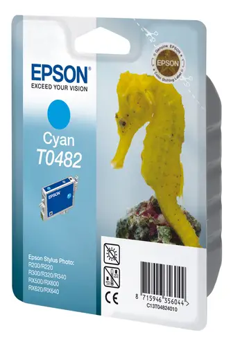 Seahorse Cartucho T0482 cian (etiqueta RF) - Imagen 2