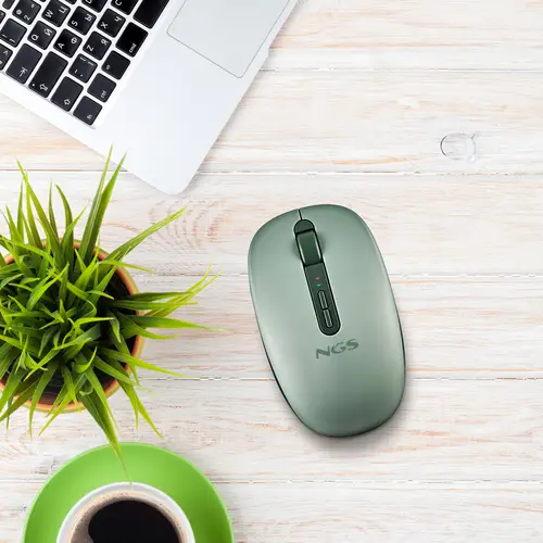 FOG DUAL GREEN ratón Universal Ambidextro RF Wireless + Bluetooth 1600 DPI - Imagen 5