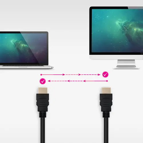 Cable HDMI V2.0 4K@60Hz 18Gbps A/M-A/M, 3 m, Negro - Imagen 4