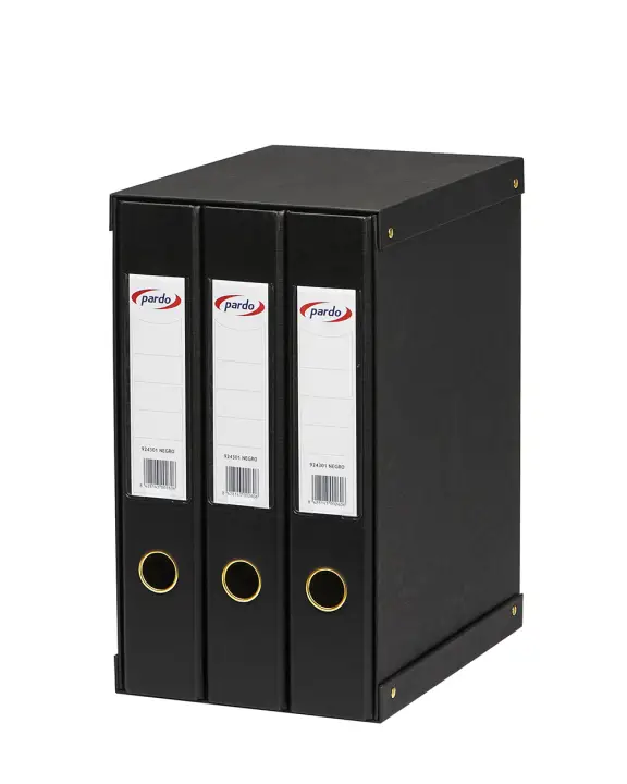924301 archivador organizador Negro