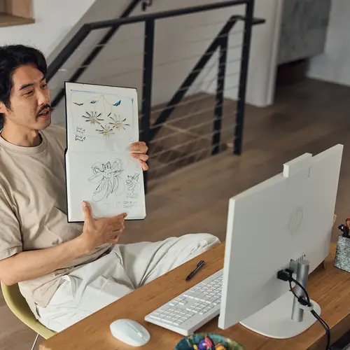 24-cr0042ns Intel® Core i3 i3-1315U 60,5 cm (23.8") 1920 x 1080 Pixeles PC todo en uno 8 GB DDR4-SDRAM 512 GB SSD Windows 11 Home Wi-Fi 6 (802.11ax) Blanco - Imagen 14