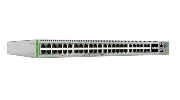 AT-GS980MX/52PSM-50 switch Gestionado L3 10G Ethernet (100/1000/10000) Energía sobre Ethernet (PoE) Gris