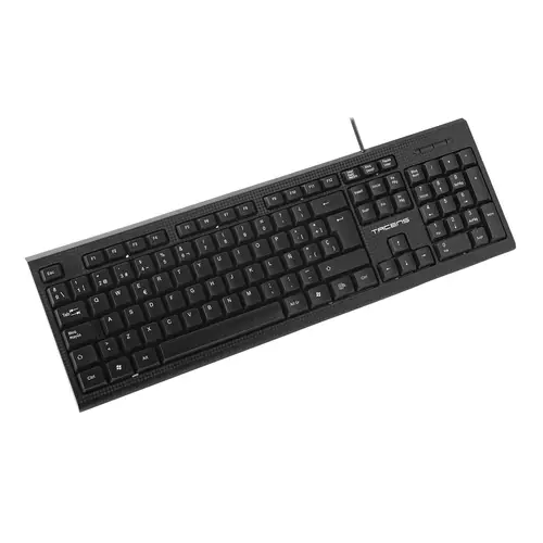 AK0 - Teclado profesional (membrana, pulsación optimizada, diseño ecológico, USB 2.0, Mac/Linux/Windows - Imagen 2