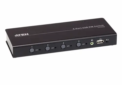 Switch KM USB de 4 puertos con Boundless Switching (cables incluidos) - Imagen 4