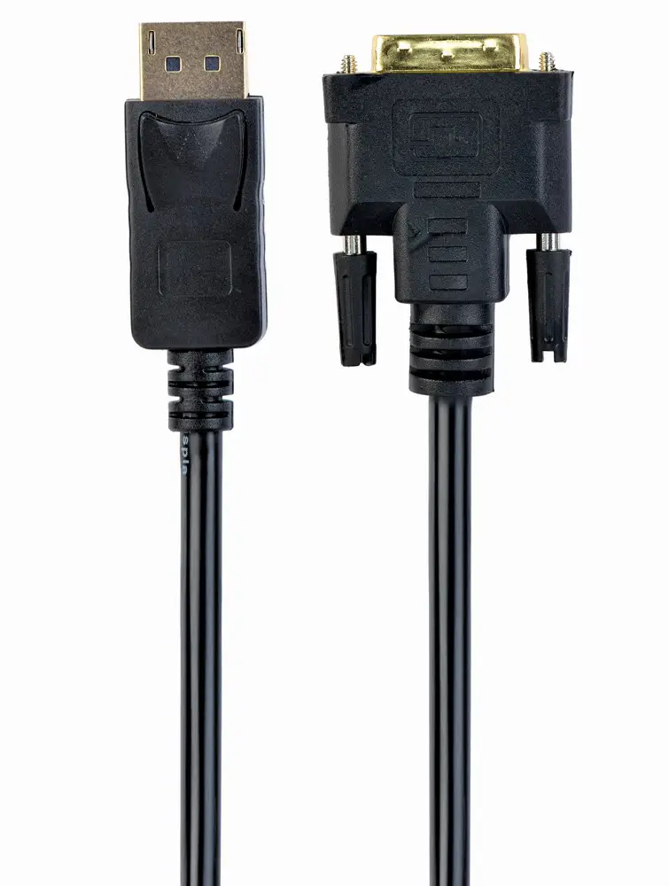 CC-DPM-DVIM-3M adaptador de cable de vídeo DisplayPort DVI Negro