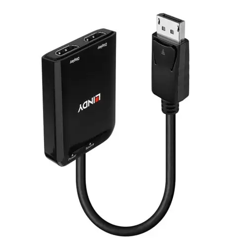 38433 adaptador de cable de vídeo DisplayPort 2 x HDMI - Imagen 1