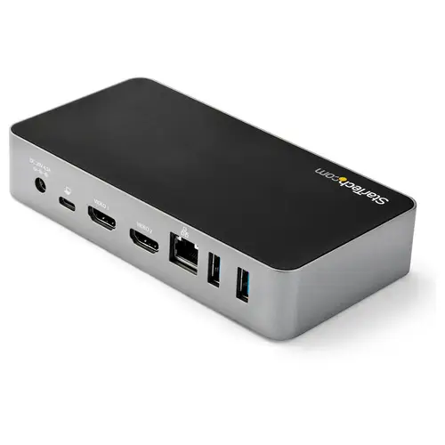 Docking Station USB-C - Replicador de Puertos USB Tipo C de 2 Puertos HDMI para Dos Monitores - Entrega de Alimentación PD de 65W - Hub USB - Ethernet - para Mac y Windows - Imagen 2