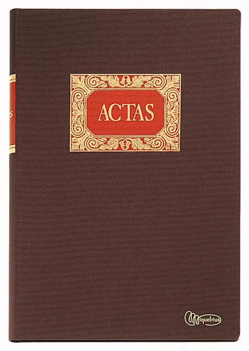 4013 registro comercial (libro) Bronce, Marrón 100 hojas