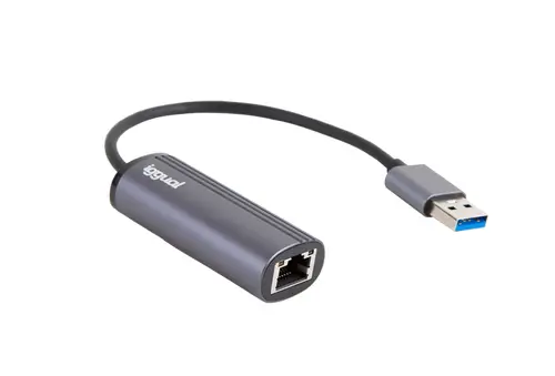 Adaptador USB-A a RJ45 Gigabit Silver - Imagen 1