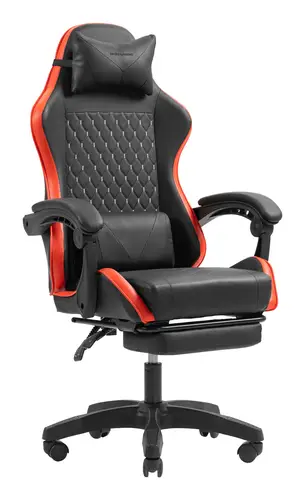 MGC-X Silla para videojuegos de PC Asiento acolchado Negro, Rojo - Imagen 4