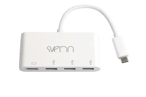 SCT502 base para portátil y replicador de puertos USB 3.2 Gen 1 (3.1 Gen 1) Type-C Blanco - Imagen 1