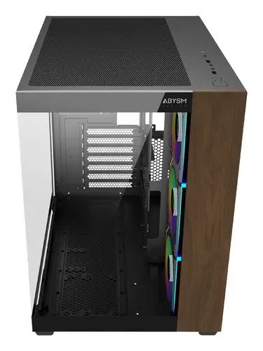 Caja ATX Danube Sava Nature 285B Black - Imagen 4