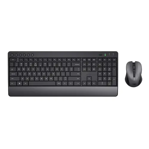 Trezo teclado Ratón incluido Universal RF inalámbrico QWERTY Español Negro - Imagen 5
