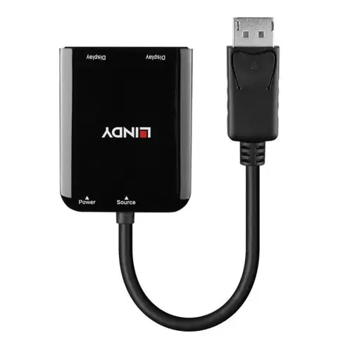38433 adaptador de cable de vídeo DisplayPort 2 x HDMI - Imagen 2