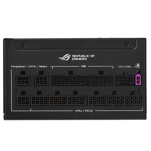 ROG -STRIX-1200P-GAMING unidad de fuente de alimentación 1200 W 20+4 pin ATX ATX Negro - Imagen 9