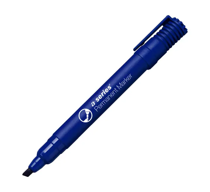 MARCADOR A-SERIES PERM PTA BISEL AZUL AS1087