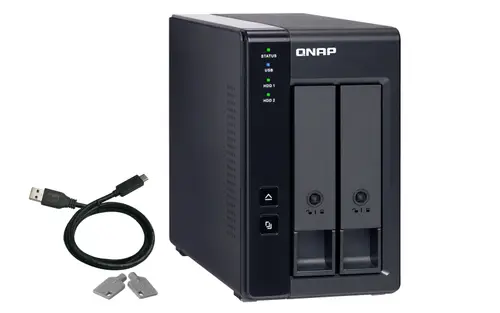 TR-002 caja para disco duro externo Carcasa de disco duro/SSD Negro 2.5/3.5" - Imagen 4