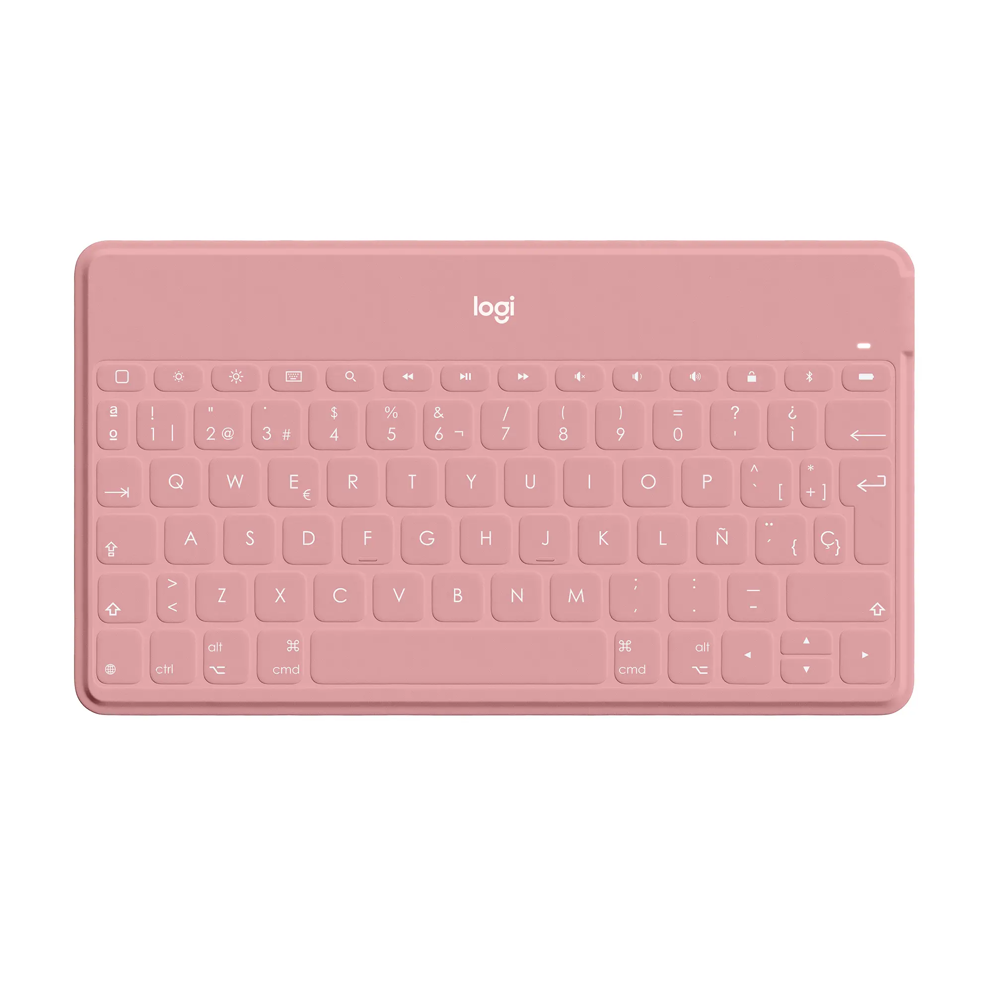 920-010043 teclado para móvil QWERTY Español Bluetooth Blanco