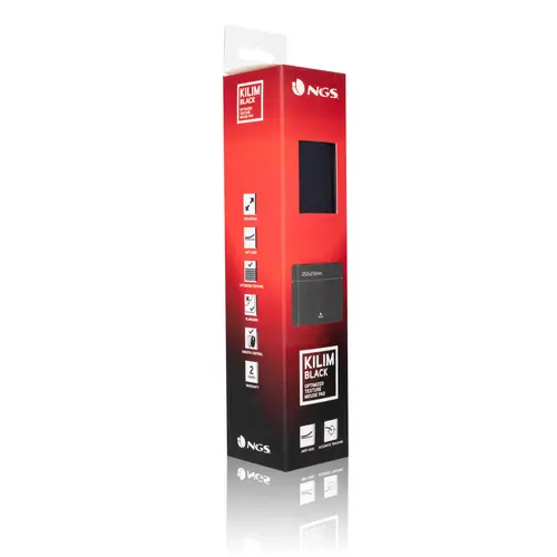 MOUSE-1080 alfombrilla para ratón Alfombrilla de ratón para juegos Negro - Imagen 3