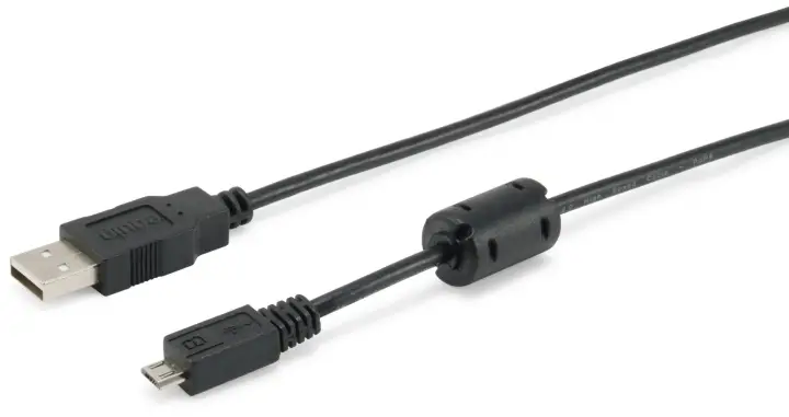 128596 Cable USB 2.0 Tipo A a Micro-B, 1,0m , Negro
