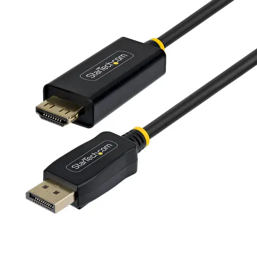Cable Adaptador DisplayPort a HDMI de 1m con Conectores de Agarre - 4K 60Hz con HDR - Conversor de Vídeo Unidireccional DP a HDMI - Adaptador de Vídeo DisplayPort a HDMI - Imagen 3