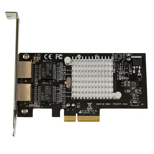 Tarjeta Adaptador de Red PCI Express PCI-E Gigabit Ethernet con 2 Puertos RJ45 Chipset Intel i350 - Imagen 2