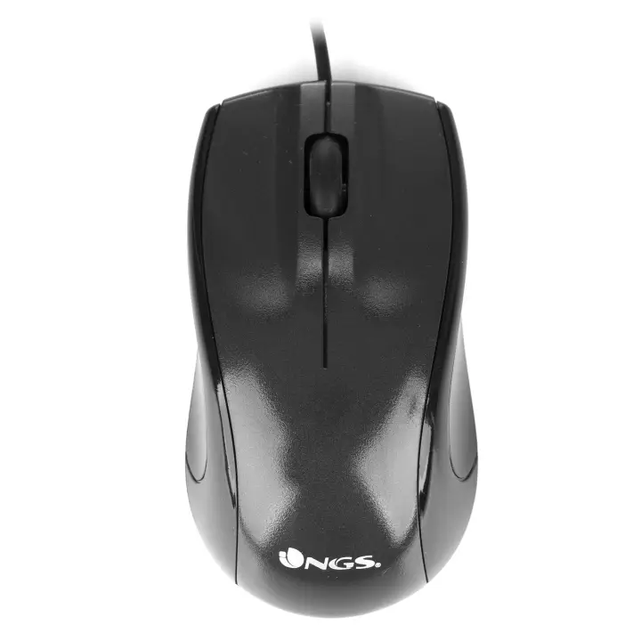 Black Mist ratón mano derecha USB tipo A Óptico 800 DPI