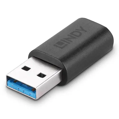 41904 cambiador de género para cable USB 3.2 Type A USB 3.2 Type C Negro - Imagen 5