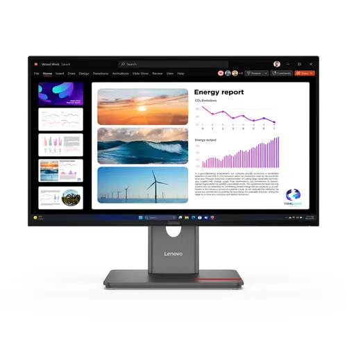 ThinkVision P24Q-40 pantalla para PC 60,5 cm (23.8") 2560 x 1440 Pixeles Quad HD LCD Negro - Imagen 1