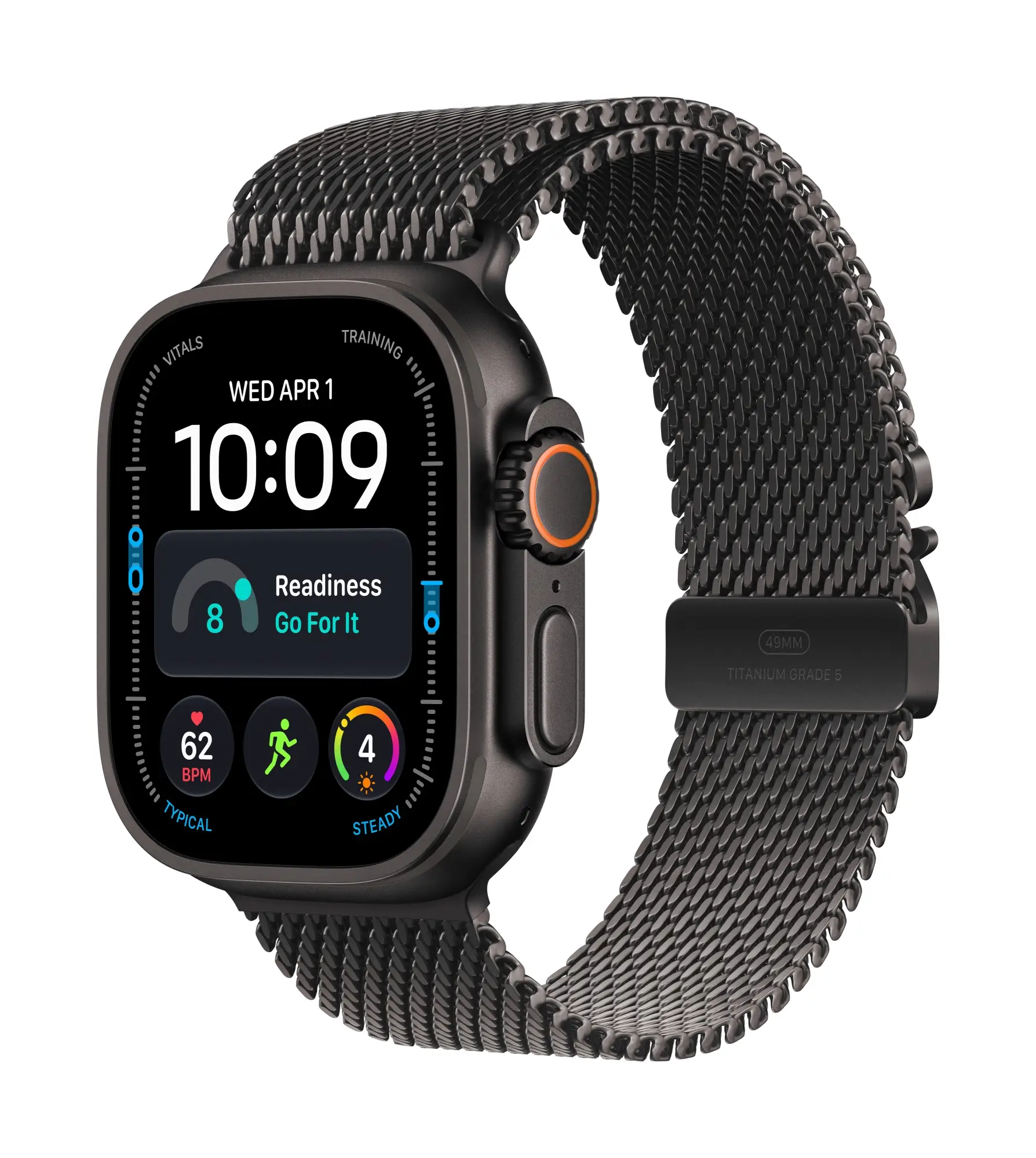 Watch Ultra 4 (GPS + Cellular) - Caja de titanio negro de 49 mm -..