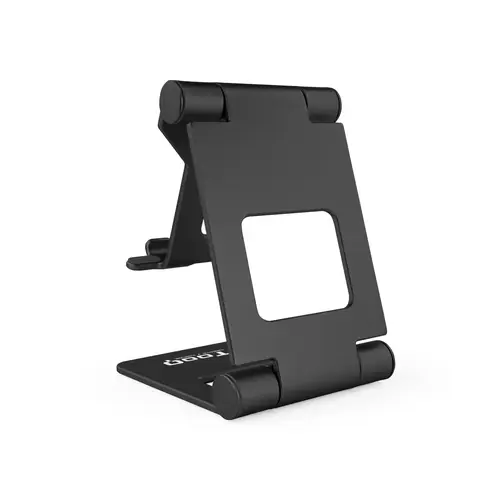 Soporte de sobremesa ajustable para teléfono / tablet hasta 10, Negro - Imagen 2