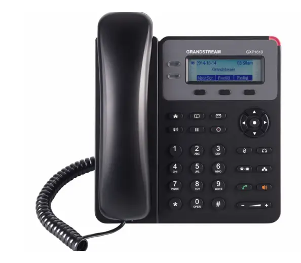 GXP1610 teléfono Teléfono DECT Negro