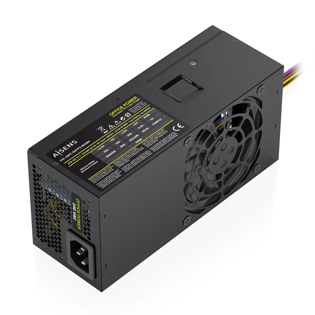 Fuente Alimentacion TFX 500W OEM, Negra