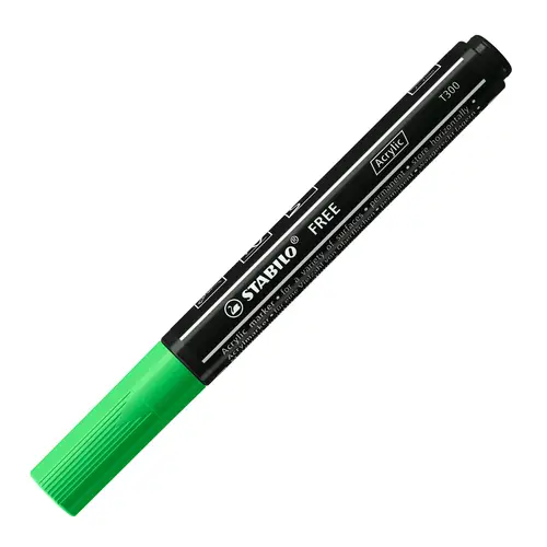 FREE Acrylic marcador 1 pieza(s) Punta redonda Verde - Imagen 2