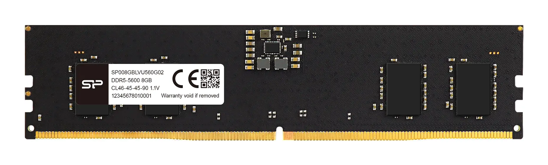SP016GBLVU560F02 módulo de memoria 16 GB 1 x 16 GB DDR5 5600 MT/s 288-pin DIMM ECC