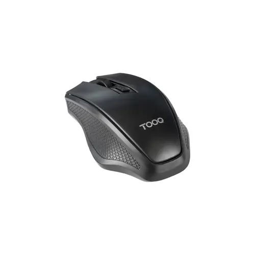 Ratón inalámbrico, 1600 DPI, 4 botones, Negro - Imagen 1