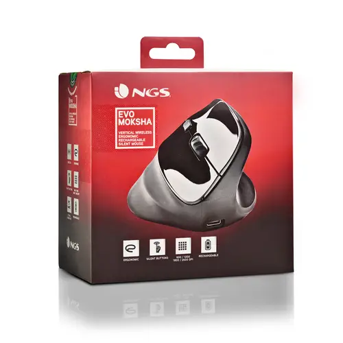 EVO MOKSHA ratón mano derecha RF inalámbrico Óptico 2400 DPI - Imagen 6